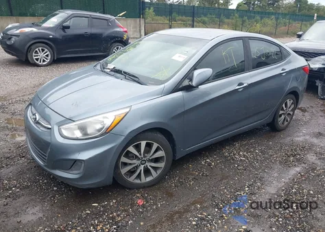 2017 Hyundai Accent Value Edition z USA, uszkodzony, nr VIN KMHCT4AE9HU373687